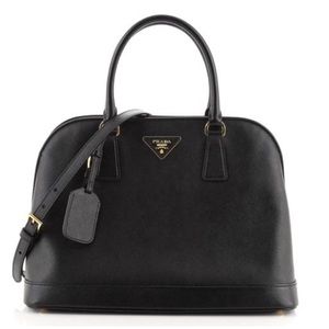 Prada Promenade Medium Saffiano Black